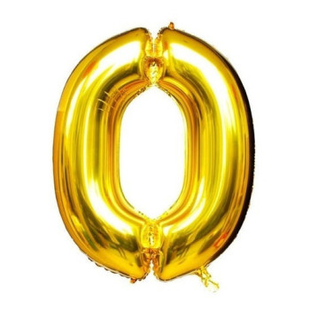 Balão metalizado agranel 0 dourado 