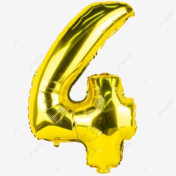 Balão metalizado agranel 4 dourado